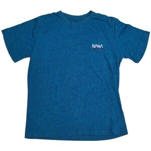 Eighty Eight Brand NASA Space Shuttle Graphic T-Shirt Men's Size S EU 14 Blue